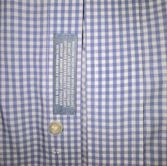 Jos. A. Bank Stays Cool Mens Long Sleeve Shirt Sz Large - Picture 4 of 4